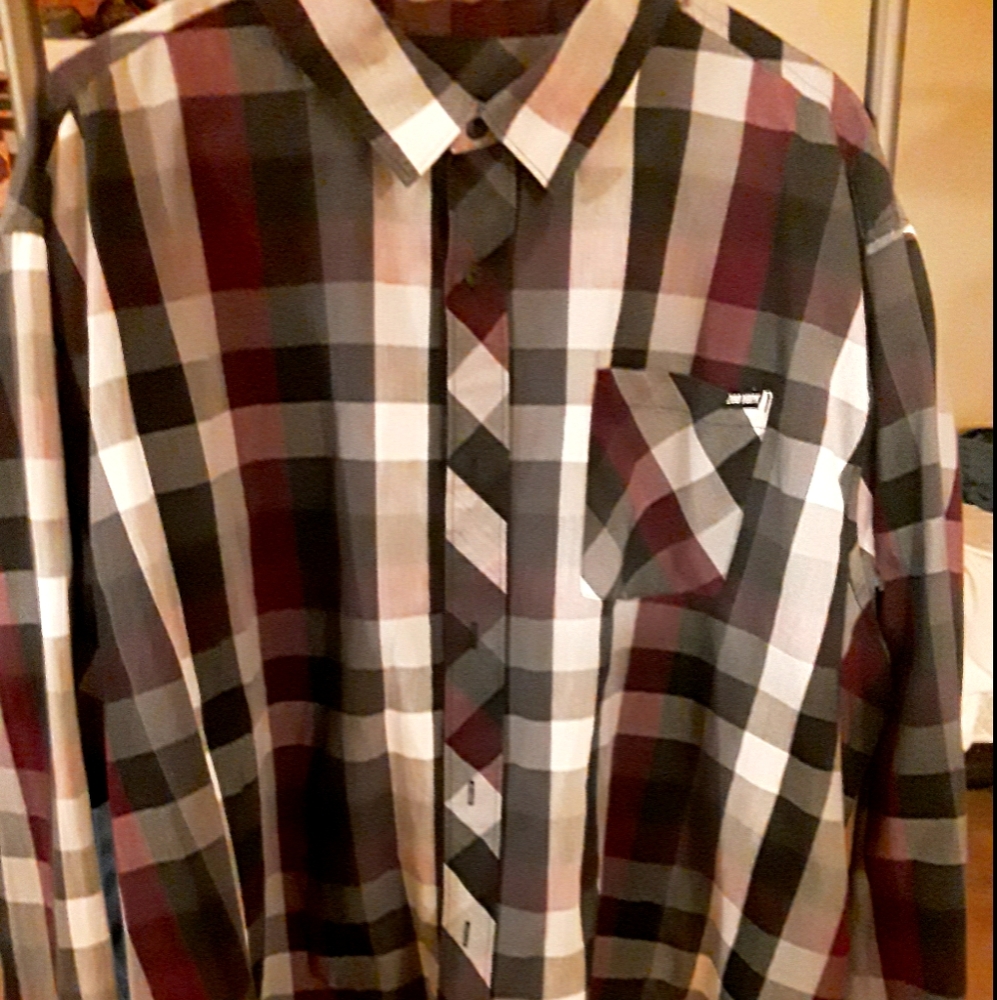 Like new mens Zoo York plaid button-up shirt